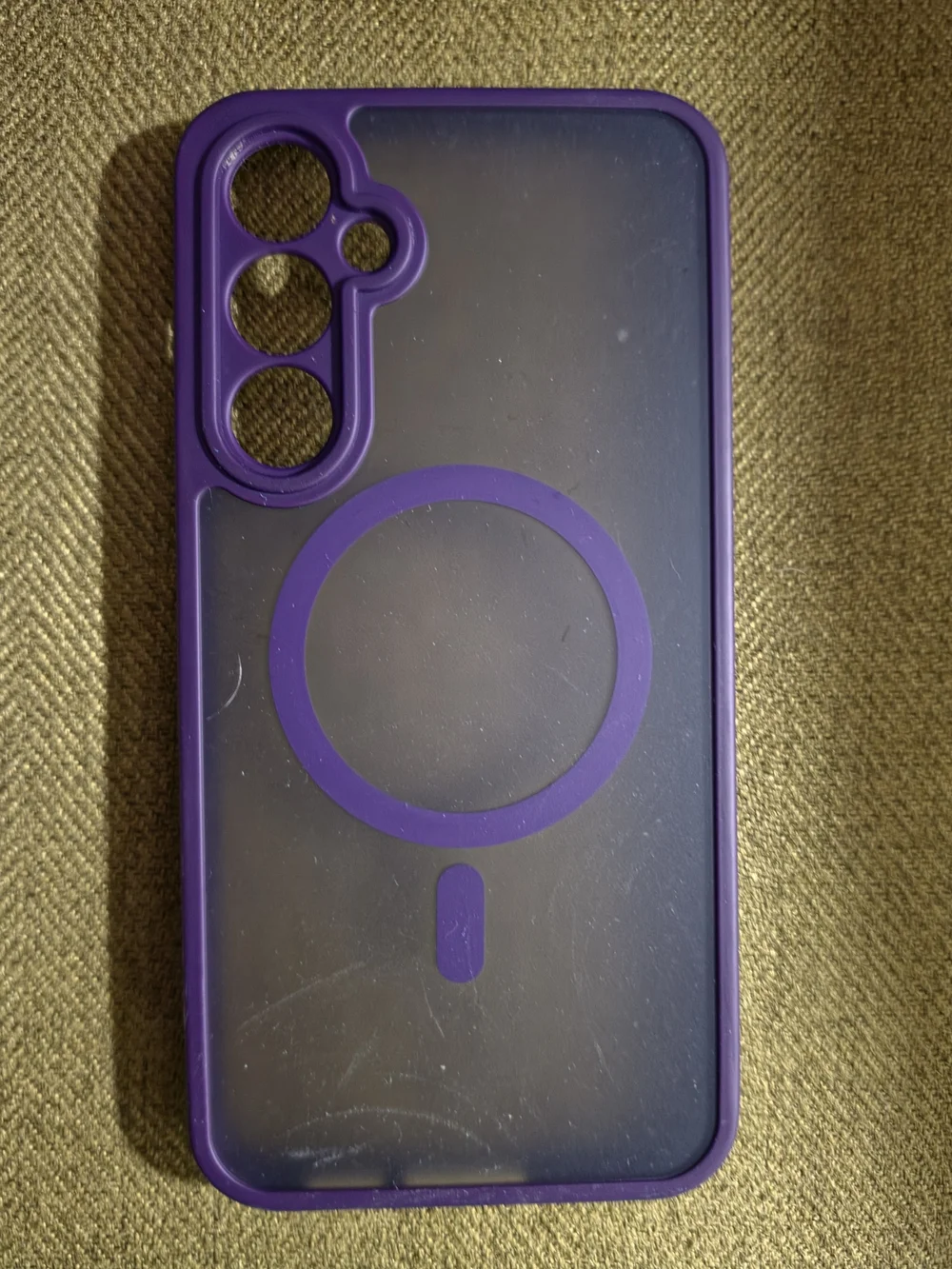 Samsung, Galaxy S23 FE, Purple Clear MagSafe-Style Compatible Phone Case